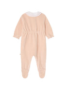 Tutina per neonata Bonpoint Kids rosa con colletto alla Peter Pan con ricamo W06NNIK00002 024 BONPOINT KIDS 