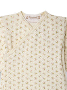 Pigiama per neonati Bonpoint Kids beige con stampa a fiori all-over W06NNIK00013 624 BONPOINT KIDS 