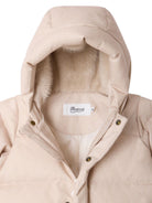Tuta da neve per neonati Bonpoint Kids beige con finitura imbottita W06NOUW00004 060B BONPOINT KIDS 