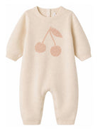 Tutina per neonata Bonpoint Kids rosa con motivo ricamato sul davanti W06NSEK00019 120 BONPOINT KIDS 