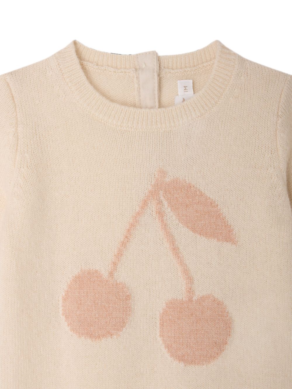 Tutina per neonata Bonpoint Kids rosa con motivo ricamato sul davanti W06NSEK00019 120 BONPOINT KIDS 