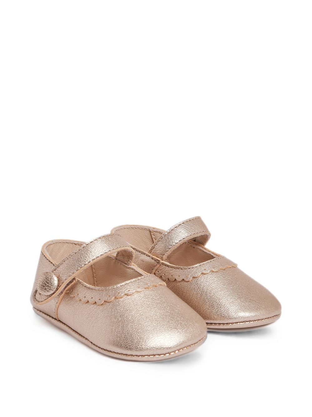 Scarpine primi passi Miray per neonata Bonpoint Kids oro con finitura metallizzata W06NSOL00001 032A BONPOINT KIDS 