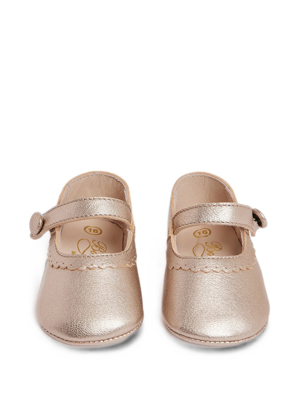 Scarpine primi passi Miray per neonata Bonpoint Kids oro con finitura metallizzata W06NSOL00001 032A BONPOINT KIDS 