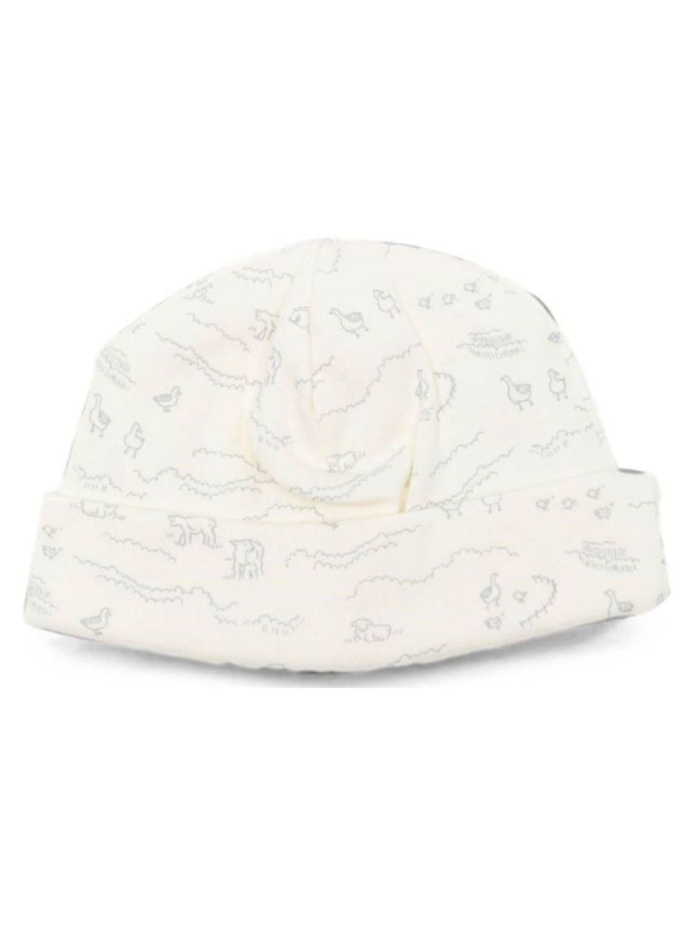 Berretto per neonati Bonpoint Kids bianco con stampa grafica W06OACK00001 606A BONPOINT KIDS 
