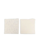 Set di due bavaglini per neonati Bonpoint Kids beige con stampa grafica W06OACW00001 606A BONPOINT KIDS 