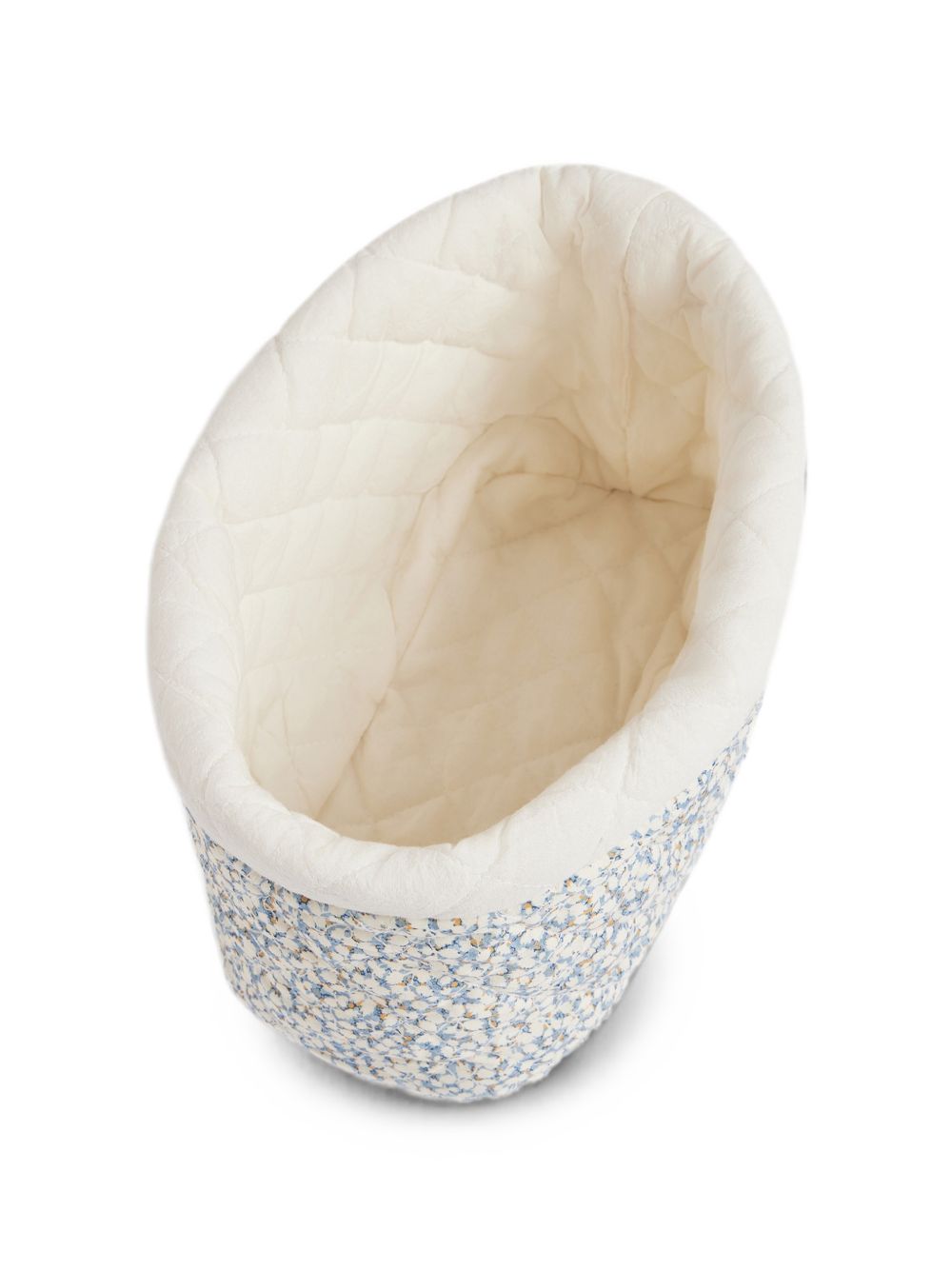 Cestino per neonato Bonpoint Kids azzurro con ricamo floreale W06OACW00005 610A BONPOINT KIDS 