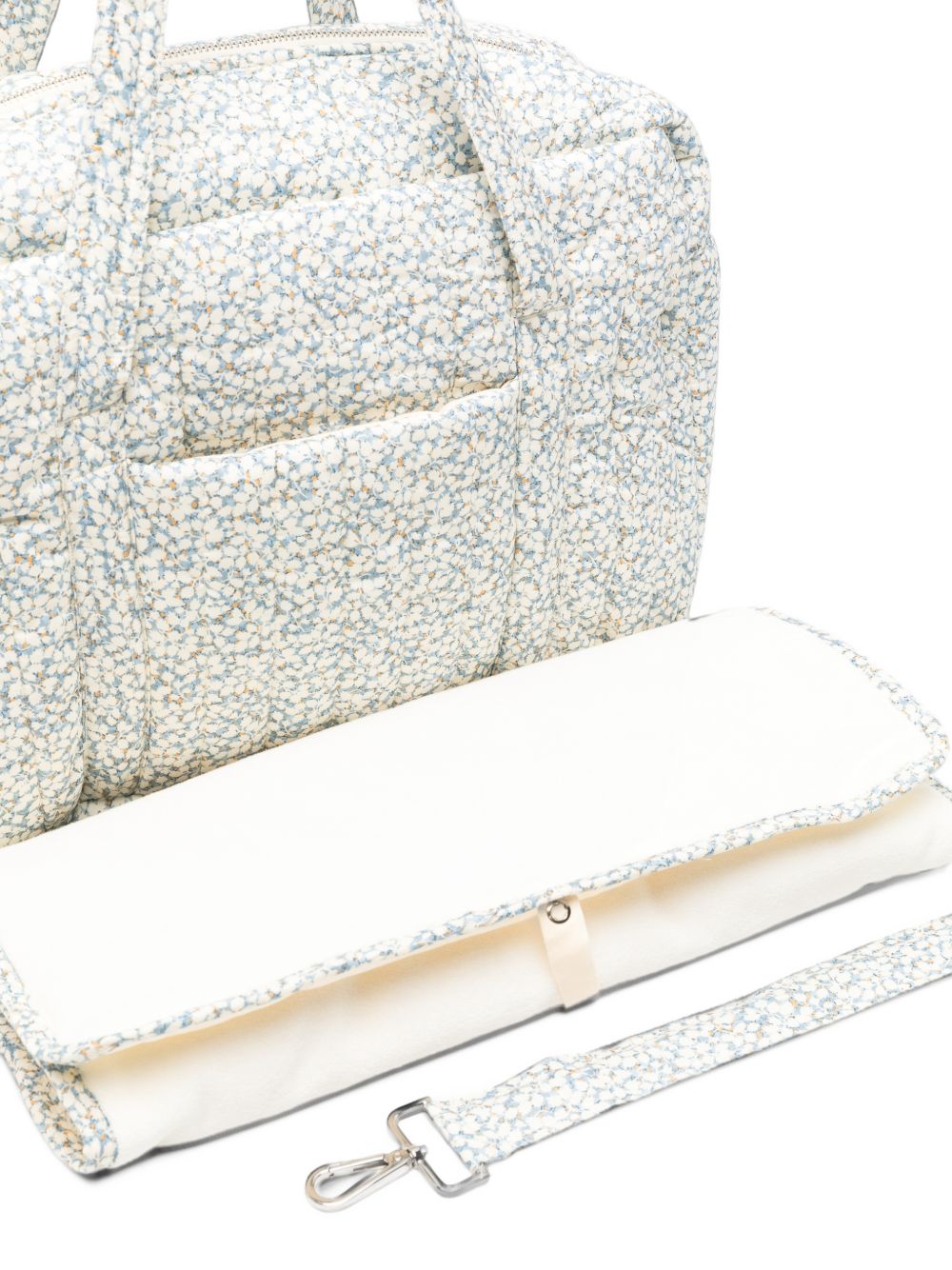 Borsa fasciatoio per neonato Bonpoint Kids multicolore con stampa floreale all-over W06OBAW00001 610A BONPOINT KIDS 