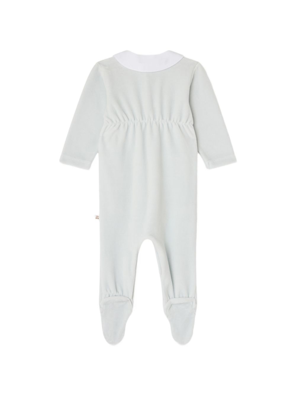 Tutina per neonato Bonpoint Kids azzurra con ricamo macchinine W06ONIK00015 010 BONPOINT KIDS 