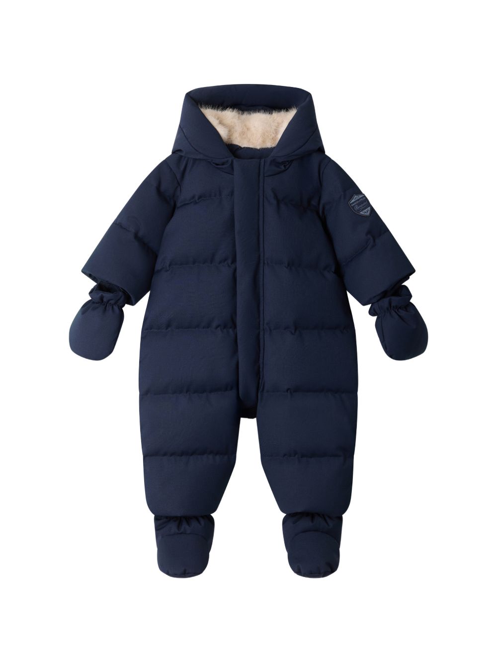Tuta da neve per neonato Bonpoint Kids blu con design imbottito W06OOUW00004 070 BONPOINT KIDS 