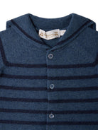 Set maglione e pantaloni per neonato Bonpoint Kids blu con motivo a righe W06OSEK00004 278 BONPOINT KIDS 