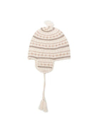 Cappello per neonato Bonpoint Kids beige con motivo Fair Isle W06PACK00001 902 BONPOINT KIDS 