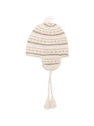 Cappello per neonato Bonpoint Kids beige con motivo Fair Isle W06PACK00001 902 BONPOINT KIDS 