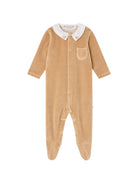 Tutina per neonati Bonpoint Kids beige con decorazioni ricamate W06PNIK00005 068C BONPOINT KIDS 