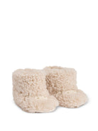 Stivali per neonati Bonpoint Kids beige con trama in shearling W06PSOL00001 003 BONPOINT KIDS 