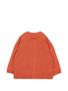 Cardigan per neonati Bonpoint arancione con due tasche applicate W06XCAK00002 035C BONPOINT KIDS 