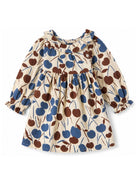 Abito per neonata Bonpoint Kids beige con stampa Cherry W06XDRW00006 665 BONPOINT KIDS 