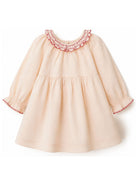 Abito per neonata Bonpoint Kids rosa con colletto ricamato W06XDRW00011 025A BONPOINT KIDS 