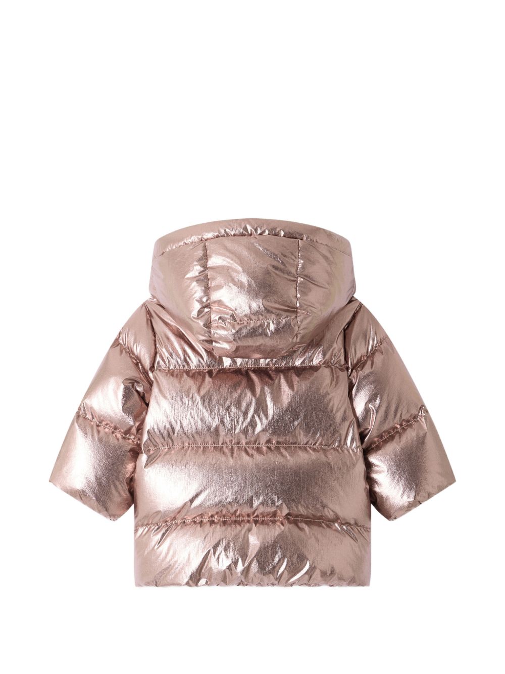 Giubbino Bozen per neonata Bonpoint Kids rosa con finitura metallica W06XOUW00003 032A BONPOINT KIDS 