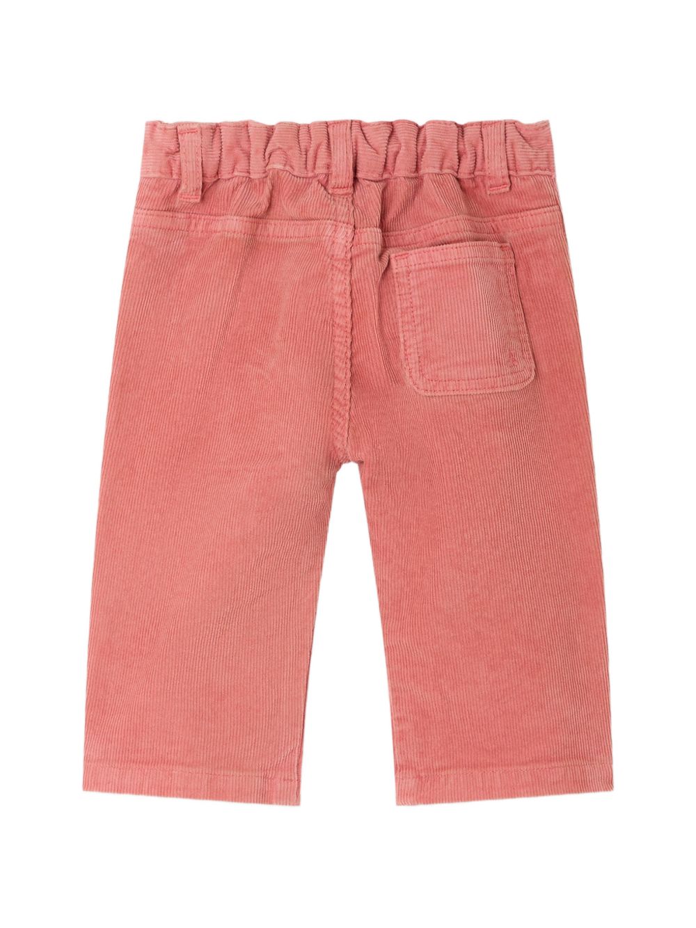 Pantaloni per neonata Bonpoint Kids rosa con trama a coste W06XPAW00006 028 BONPOINT KIDS 