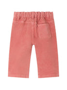 Pantaloni per neonata Bonpoint Kids rosa con trama a coste W06XPAW00006 028 BONPOINT KIDS 
