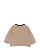 Maglione per neonato Bonpoint Kids beige con scollo a V W06YCAK00004 268A BONPOINT KIDS 