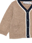 Maglione per neonato Bonpoint Kids beige con scollo a V W06YCAK00004 268A BONPOINT KIDS 