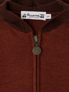 Felpa per neonato Bonpoint Kids marrone con logo ricamato sul davanti W06YCAK00010 268A BONPOINT KIDS 