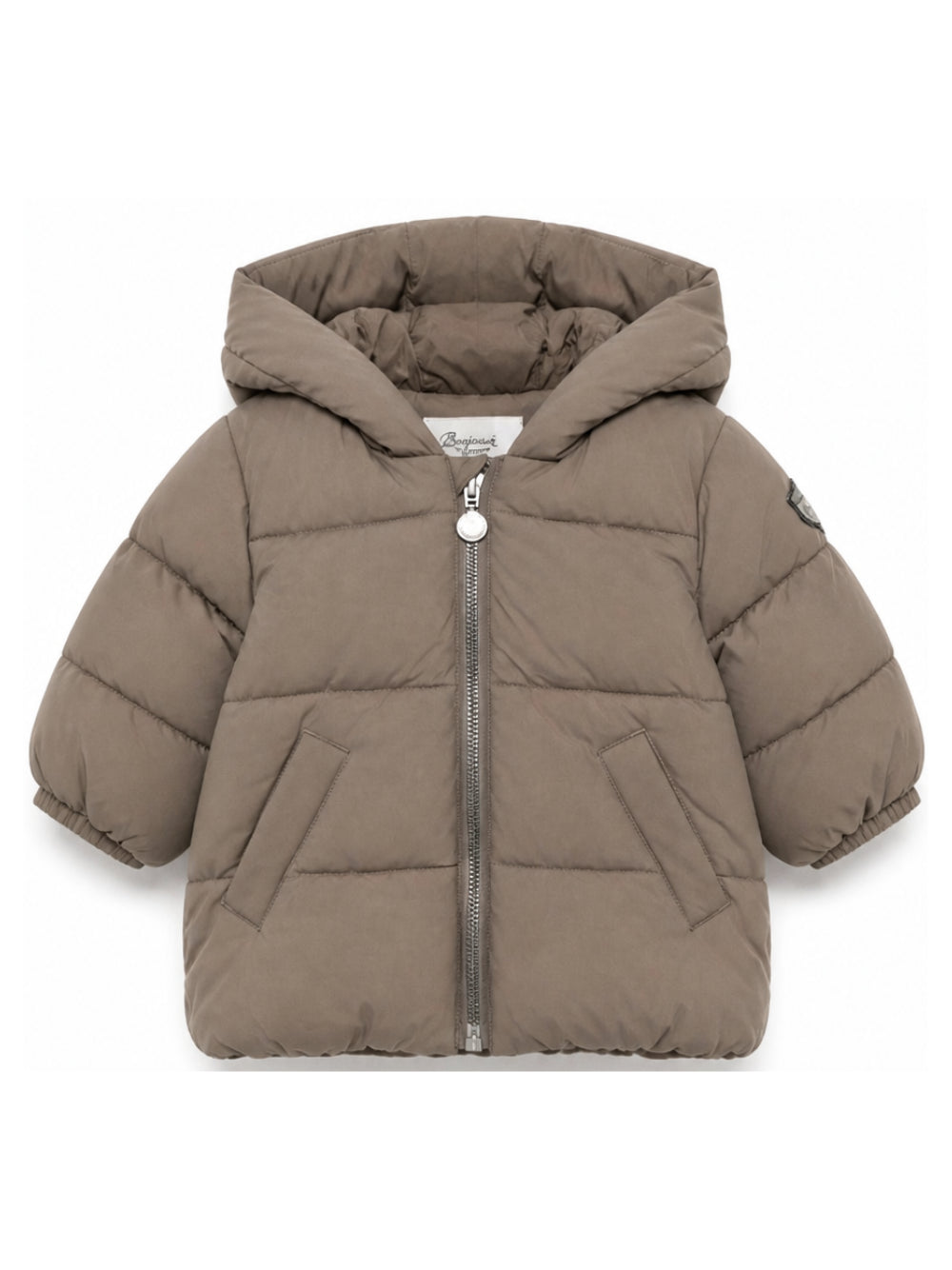 Giubbino per neonato Bonpoint Kids beige con design imbottito W06YOUW00006 043 BONPOINT KIDS 