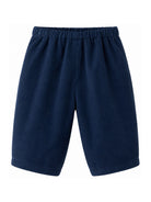 Pantaloni per neonato Bonpoint Kids blu con trama a coste W06ZPAW00001 074 BONPOINT KIDS 