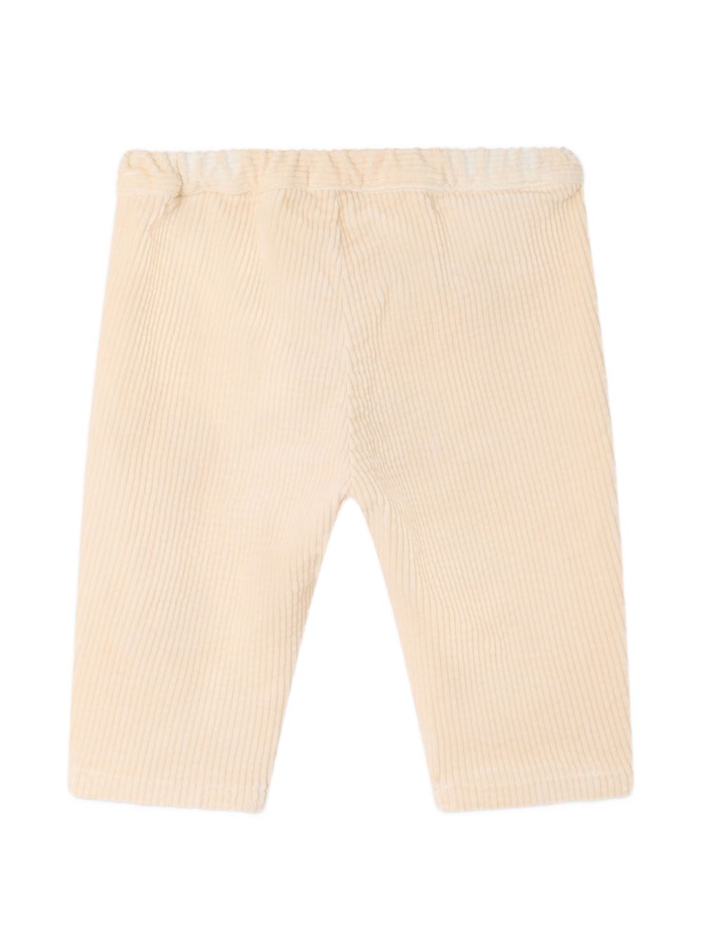 Pantaloni per neonato Bonpoint Kids beige con trama a coste W06ZPAW00003 004 BONPOINT KIDS 