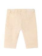 Pantaloni per neonato Bonpoint Kids beige con trama a coste W06ZPAW00003 004 BONPOINT KIDS 