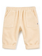 Pantaloni per neonato Bonpoint Kids beige con trama a coste W06ZPAW00003 004 BONPOINT KIDS 