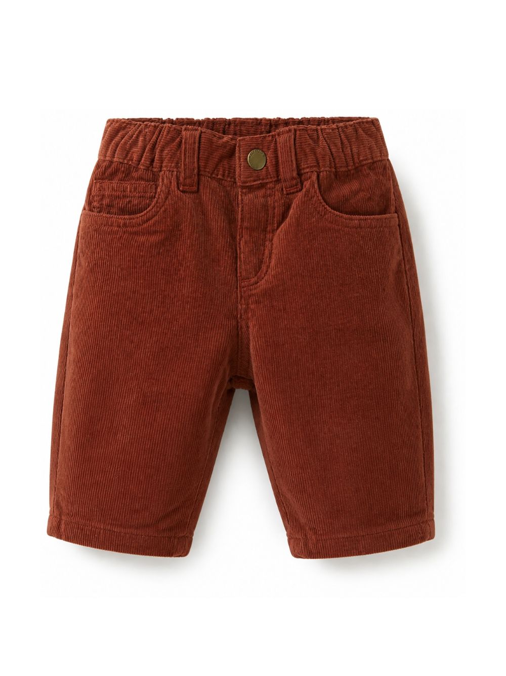 Pantaloni per neonato Bonpoint Kids rossi con trama a coste W06ZPAW00015 068A BONPOINT KIDS 