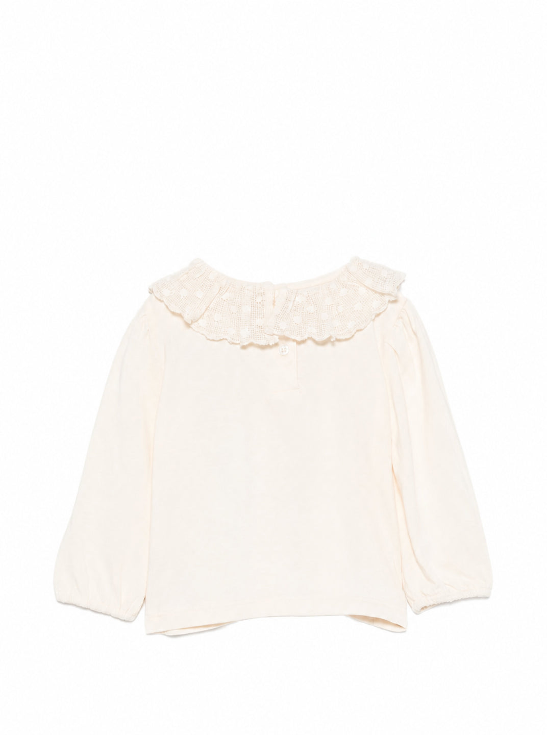 T-shirt per neonata Bonton Kids beige con bordo smerlato BD10021 120 BONTON KIDS 