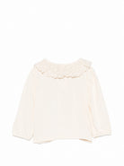 T-shirt per neonata Bonton Kids beige con bordo smerlato BD10021 120 BONTON KIDS 