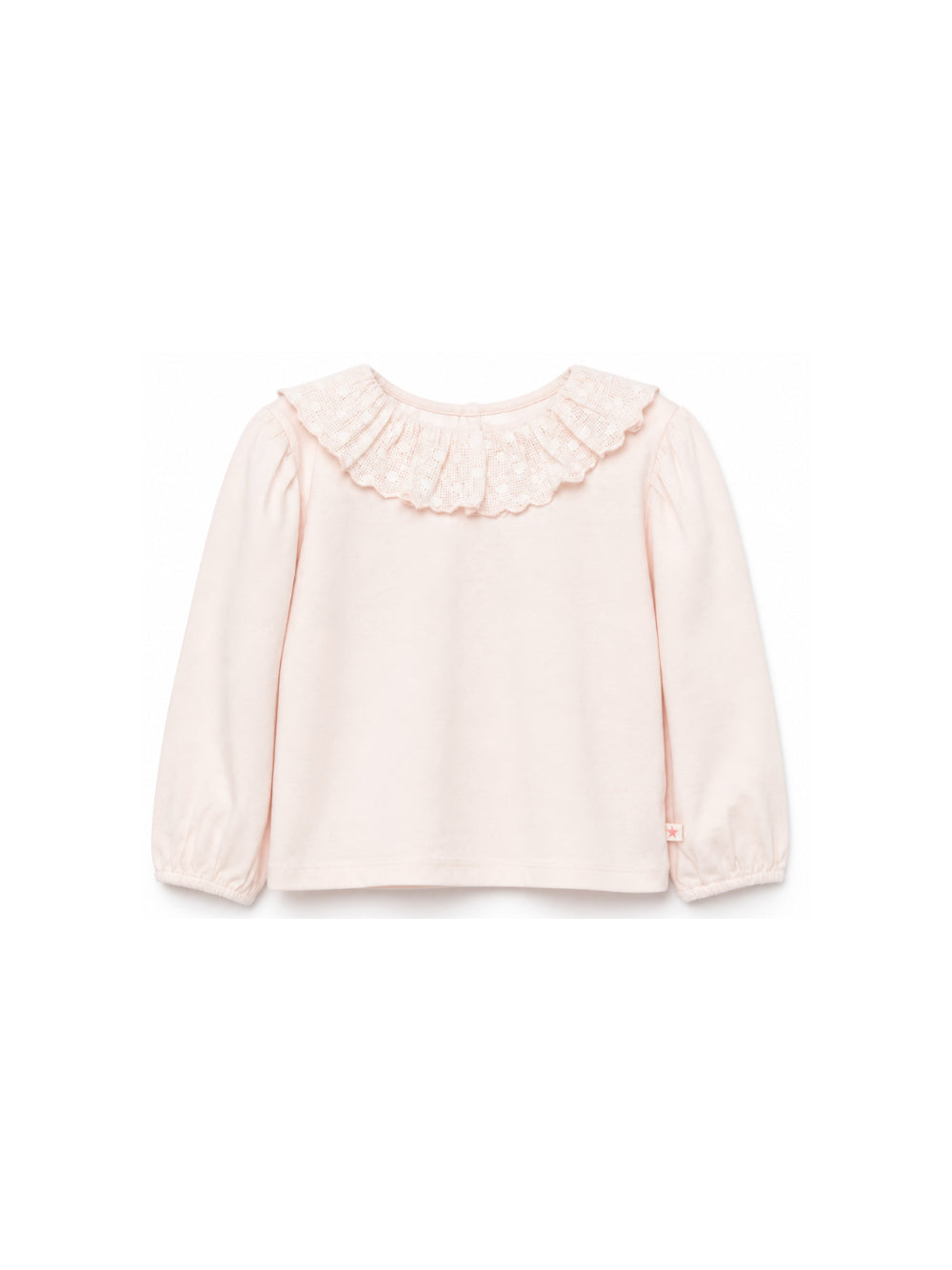 T-shirt per neonata Bonton Kids rosa con bordo smerlato BD10021 301 BONTON KIDS 