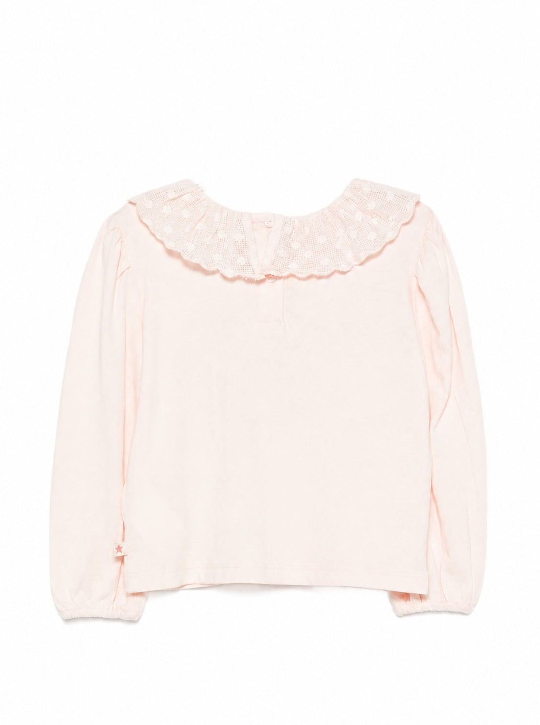 T-shirt per neonata Bonton Kids rosa con bordo smerlato BD10021 301 BONTON KIDS 