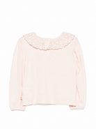 T-shirt per neonata Bonton Kids rosa con bordo smerlato BD10021 301 BONTON KIDS 