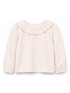 T-shirt per neonata Bonton Kids rosa con bordo smerlato BD10021 301 BONTON KIDS 