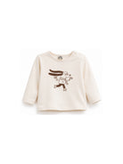 T-shirt per neonata Bonton Kids beige con stampa grafica sul davanti BD10051 120 BONTON KIDS 