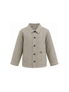 Camicia per bambino Bonton Kids beige con design a quadri BD12013 938 BONTON KIDS 