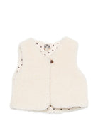 Gilet con stampa a stelle per neonata Bonton Kids bianco smanicato BD16001 120 BONTON KIDS 