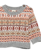 Maglione Fair Isle per neonati Bonton Kids multicolor con abbottonatura BD18071 717 BONTON KIDS 