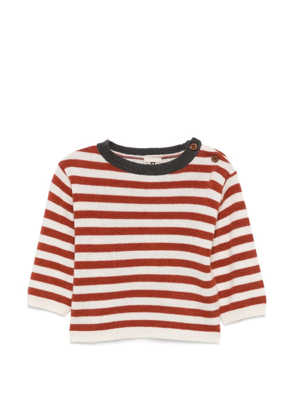 Maglione a righe per neonato Bonton Kids multicolor con girocollo BD18081 612 BONTON KIDS 