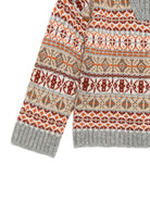 Maglione Leonard per bambini Bonton Kids multicolor con mezza zip BD18083 717 BONTON KIDS 