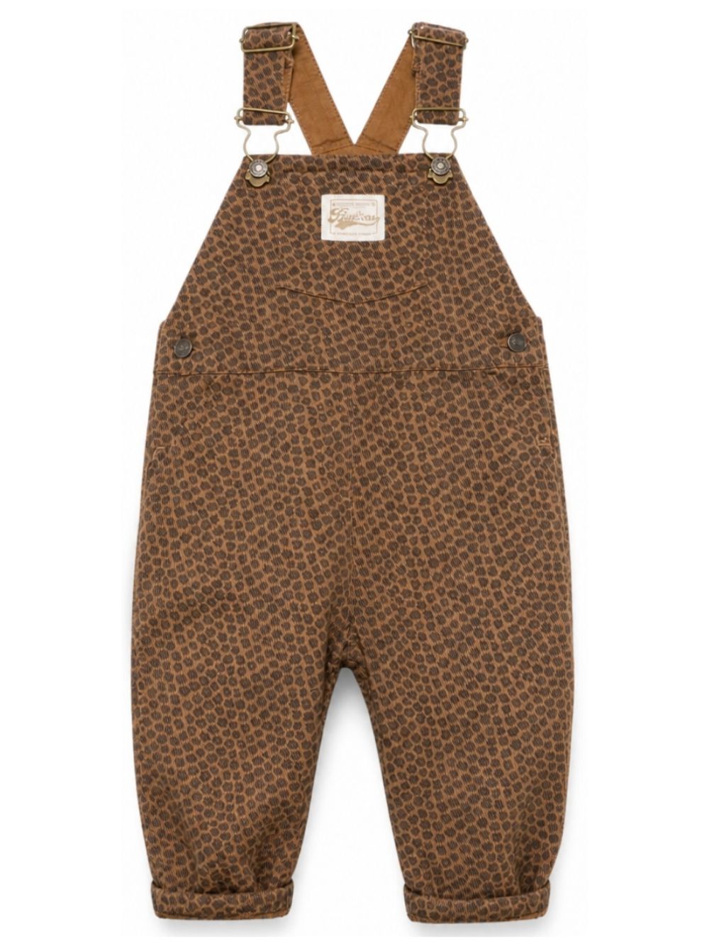 Abito per neonata Bonton Kids marrone con stampa grafica leopardata BD20031 935 BONTON KIDS 