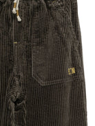 Pantaloni per bambino Bonton Kids verde cachi con trama a coste BD22043 510 BONTON KIDS 