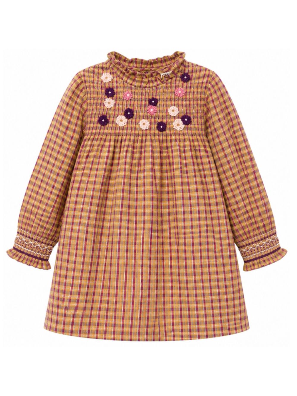 Abito per bambina Bonton Kids multicolore con ricamo floreale BD30202 947 BONTON KIDS 