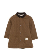 Giubbino per bambina Bonton Kids marrone con stampa grafica leopardata BD44042 935 BONTON KIDS 