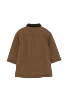 Giubbino per bambina Bonton Kids marrone con stampa grafica leopardata BD44042 935 BONTON KIDS 